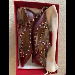 Valentino caged rockstud ballet flats - size 38